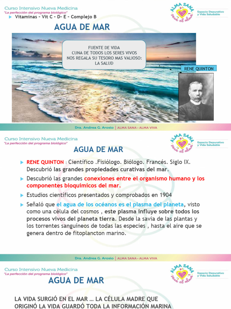 Beneficios del Agua de Mar en la Salud | PDF | Vida | Agua