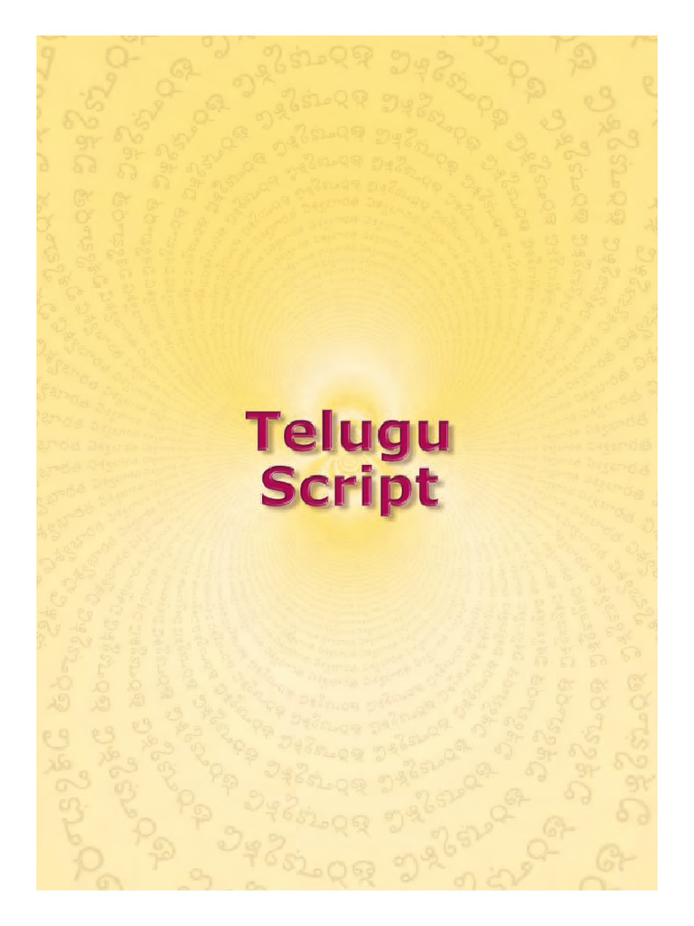 Telugu Script Code Chart Overview | PDF | Collation | Alphabet