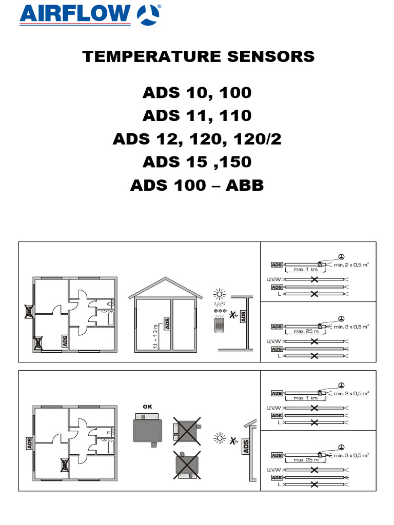 Temperature Sensors Product List | PDF