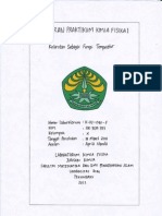 Percobaan II - Kelarutan Sebagai Fungsi Temperatur