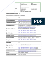 Modelo - Project Charter