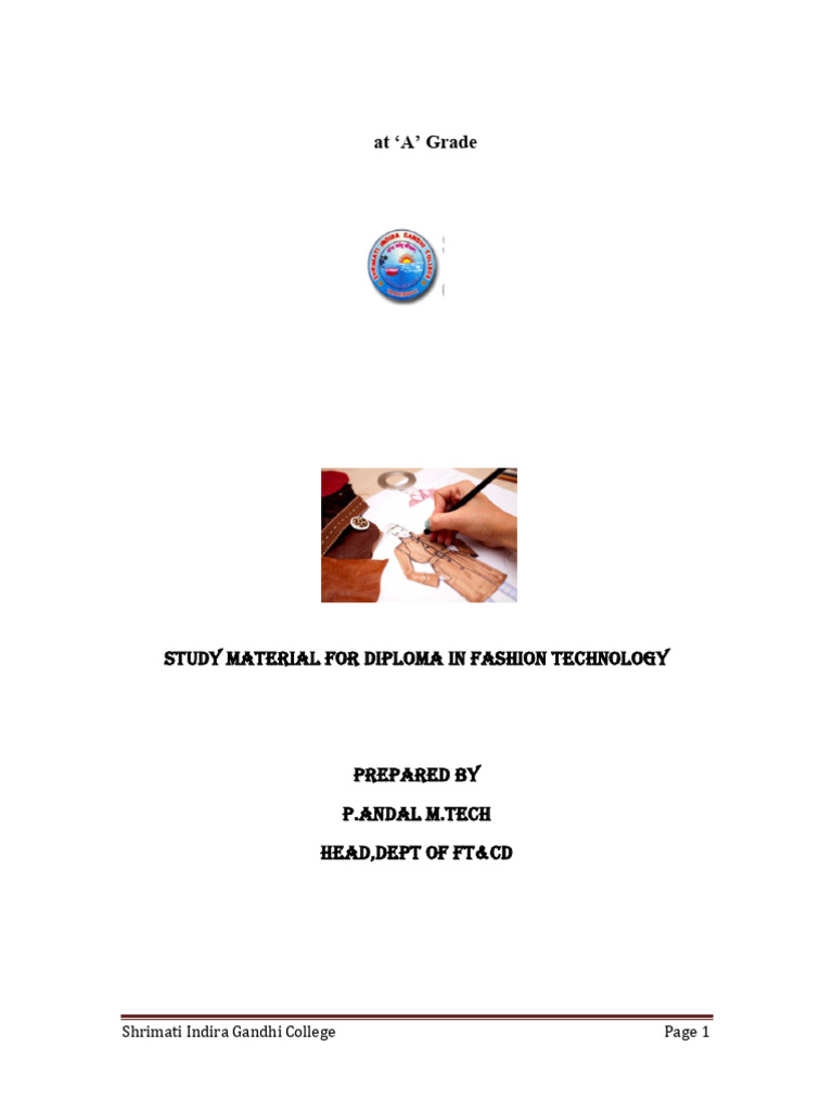 Final Exam Study Guide: Fashion Tech | PDF | Color | Seam (Sewing)