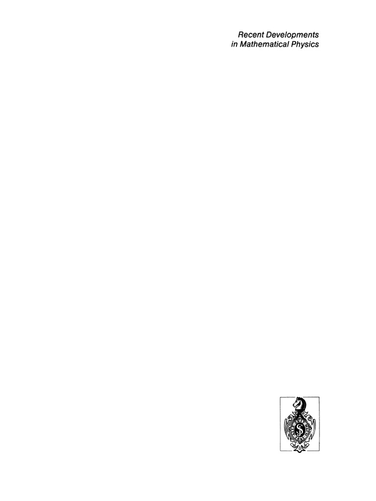 Recent Advances in Mathematical Physics | PDF | Limit (Mathematics ...