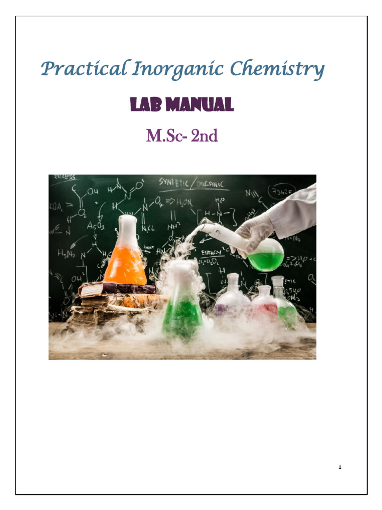 17 Lab Practical MaNUASL MSC 2ND | PDF | Titration | Chemistry