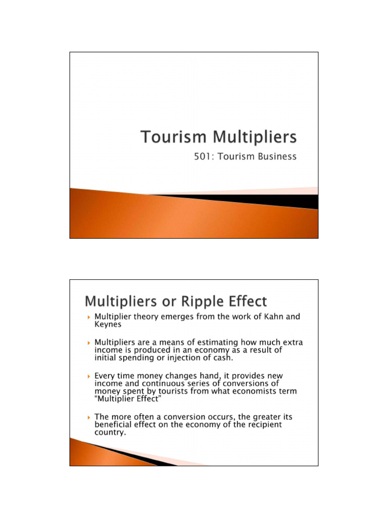 Unit 5 Mutliplier Effect | PDF | Hotel | Tourism