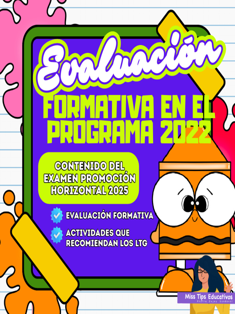Evaluación en El Programa 2022 (2025) | PDF | Enseñando | Pedagogía