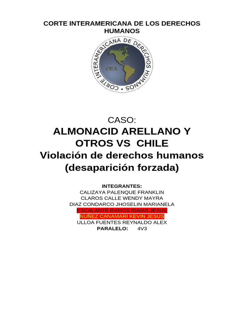 Corte Interamericana de Los Derechos Humanos - v0.8 - Franklin | PDF ...