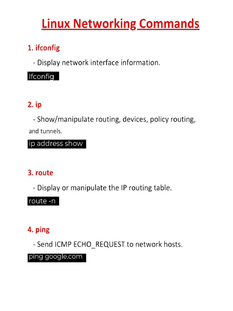 Linux General Commands | PDF