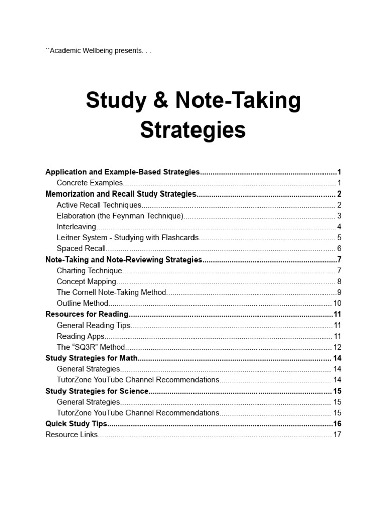 New Studyskills Note | PDF | Flashcard | Recall (Memory)