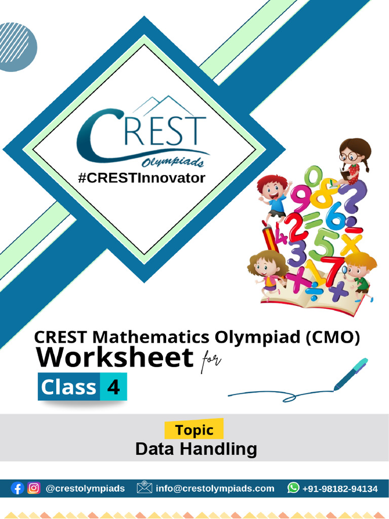 Grade 4 Data Handling Worksheet | PDF