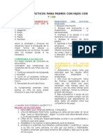 Consejos Prácticos para Padres Con Hijos Con Tdah