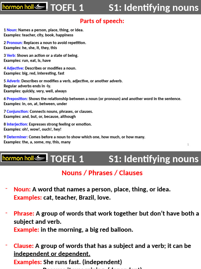Understanding Nouns and Their Types | PDF | Noun | Adverb
