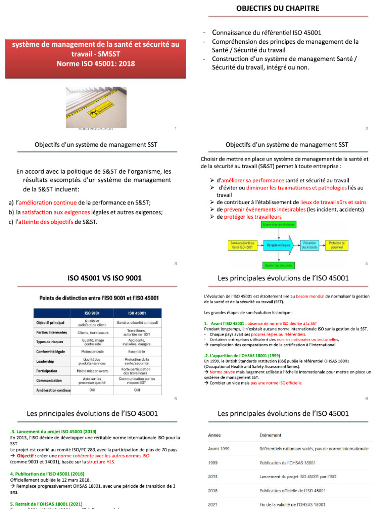 Chapitre 4 ISO 45001 | PDF