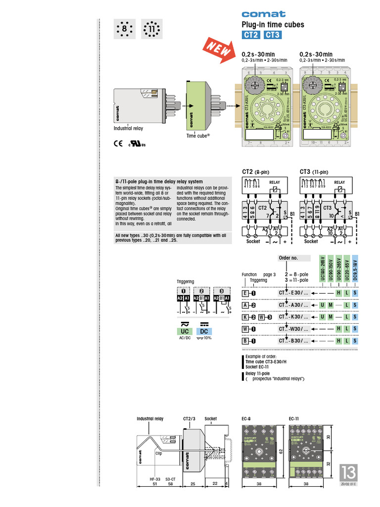 CT2 CT3: Plug-In Time Cubes | PDF | Electrical Components | Electrical ...