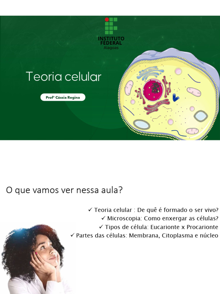 Teoria Celular e Tipos de Células | PDF | Célula (Biologia) | Procarionte
