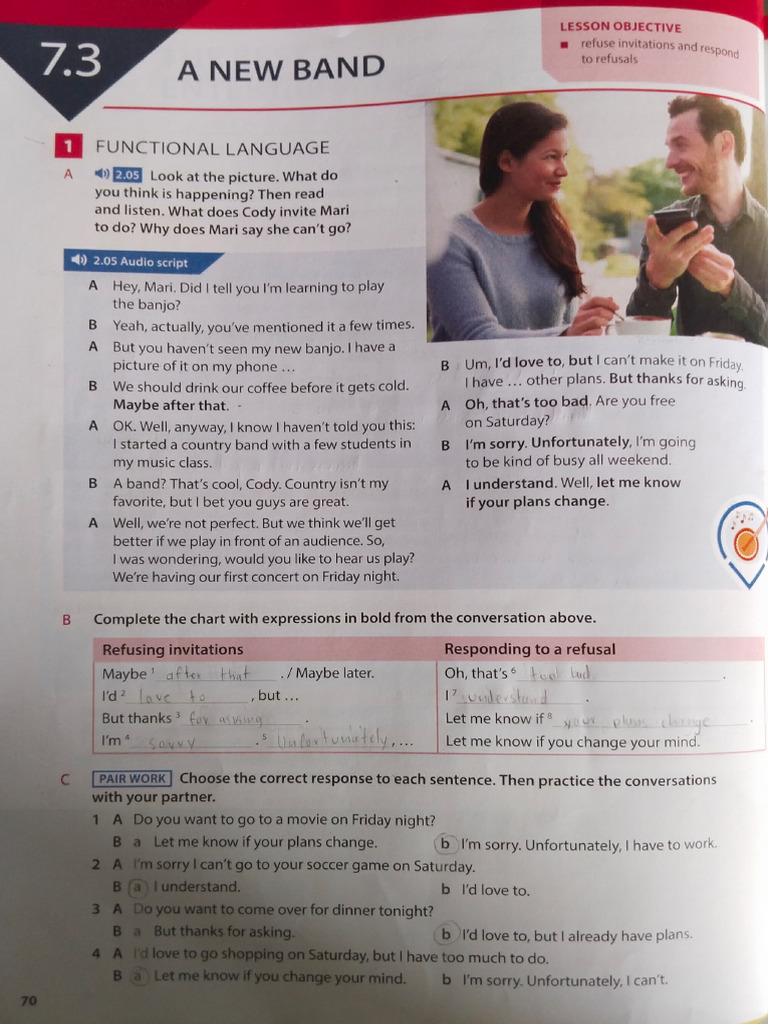 Refusing Invitations in Conversations | PDF