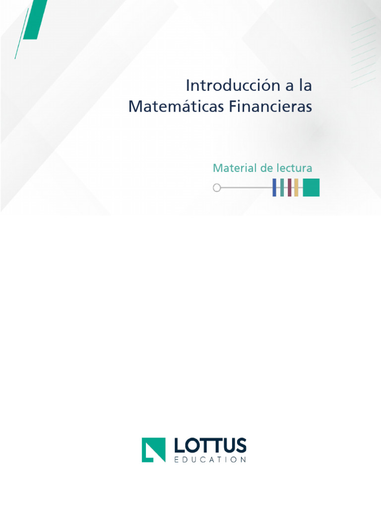 Matemáticas Financieras: Conceptos Clave | PDF | Finanzas Matemáticas ...