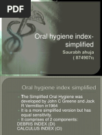 Simplified Oral Hygiene Index (OHI-S) | PDF | Tooth | Anatomical Terms ...