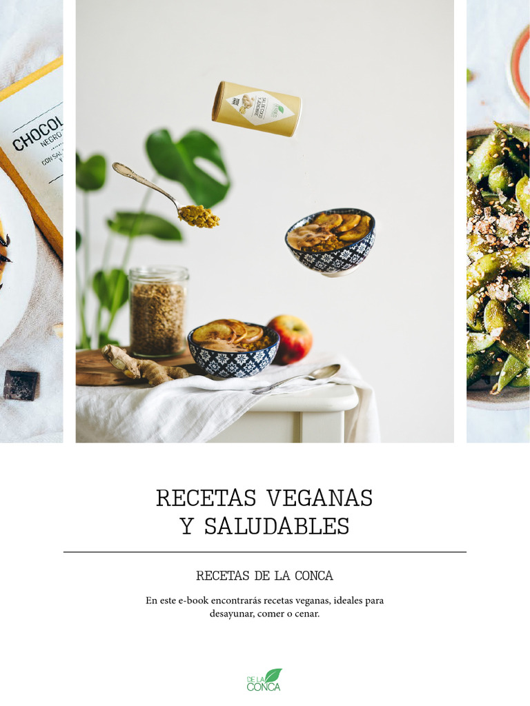 Recetas Veganas Saludables y Fáciles | PDF | Chocolate | Panes