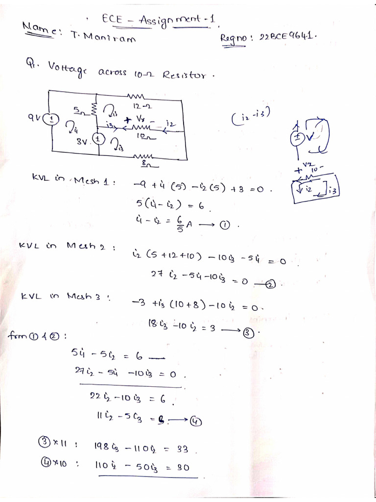 FEEE ECE Assignment | PDF