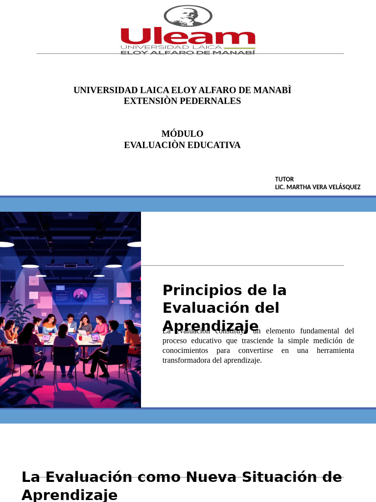 Principios de La Evaluacion Del Aprendizaje | PDF | Evaluación ...