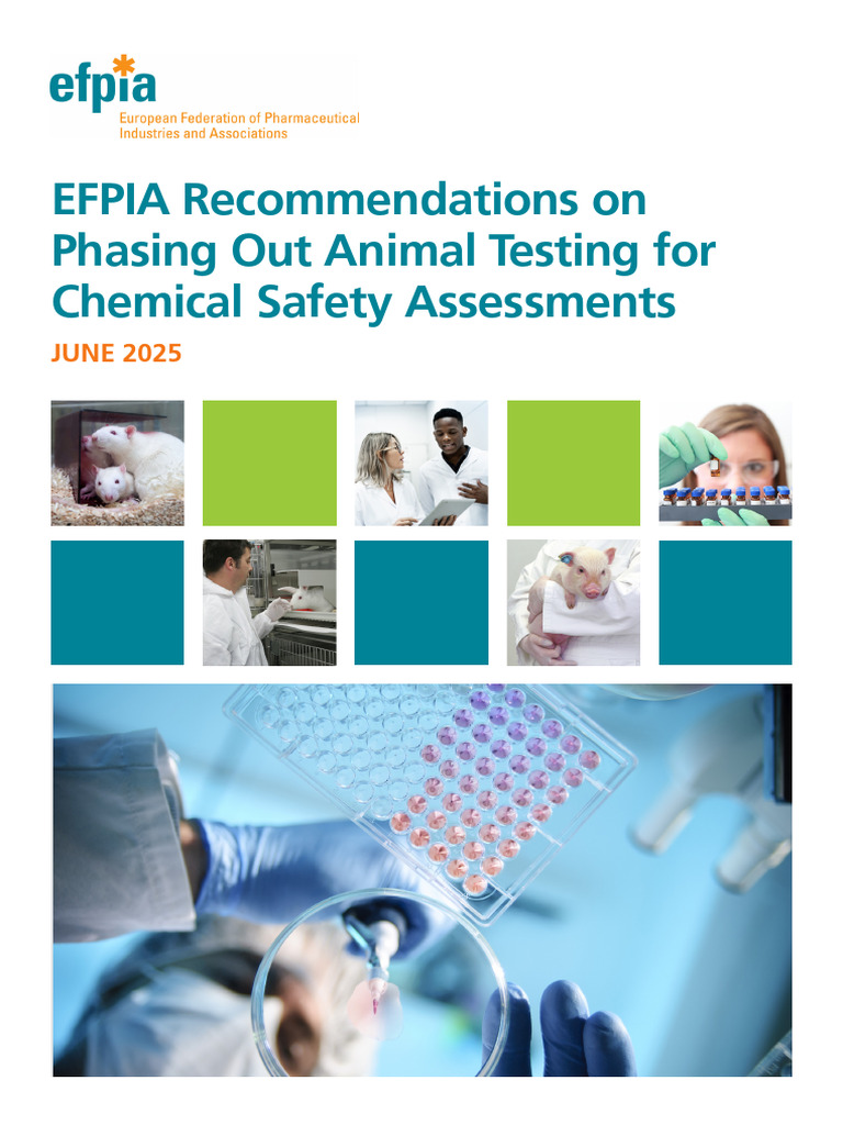 EFPIA's Roadmap to End Animal Testing | PDF | Animal Testing | In Vitro