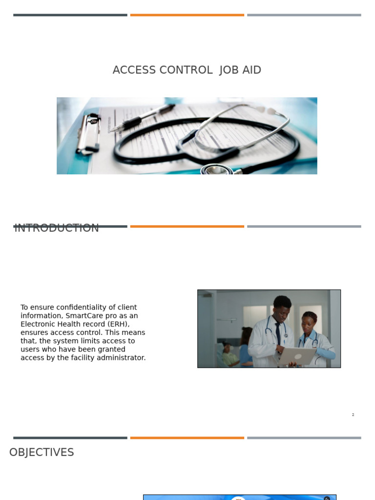 SmartCare Pro Access Control Guide | PDF