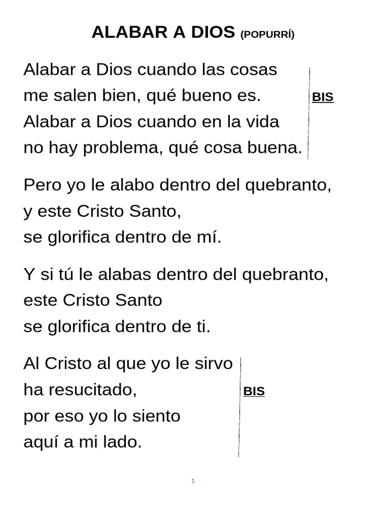 Alabar a Dios en la Adversidad | PDF