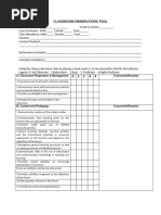 Online Lesson Observation Form | PDF | Teaching Method | Learning