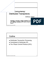 3C03 Concurrency: Distributed Transactions