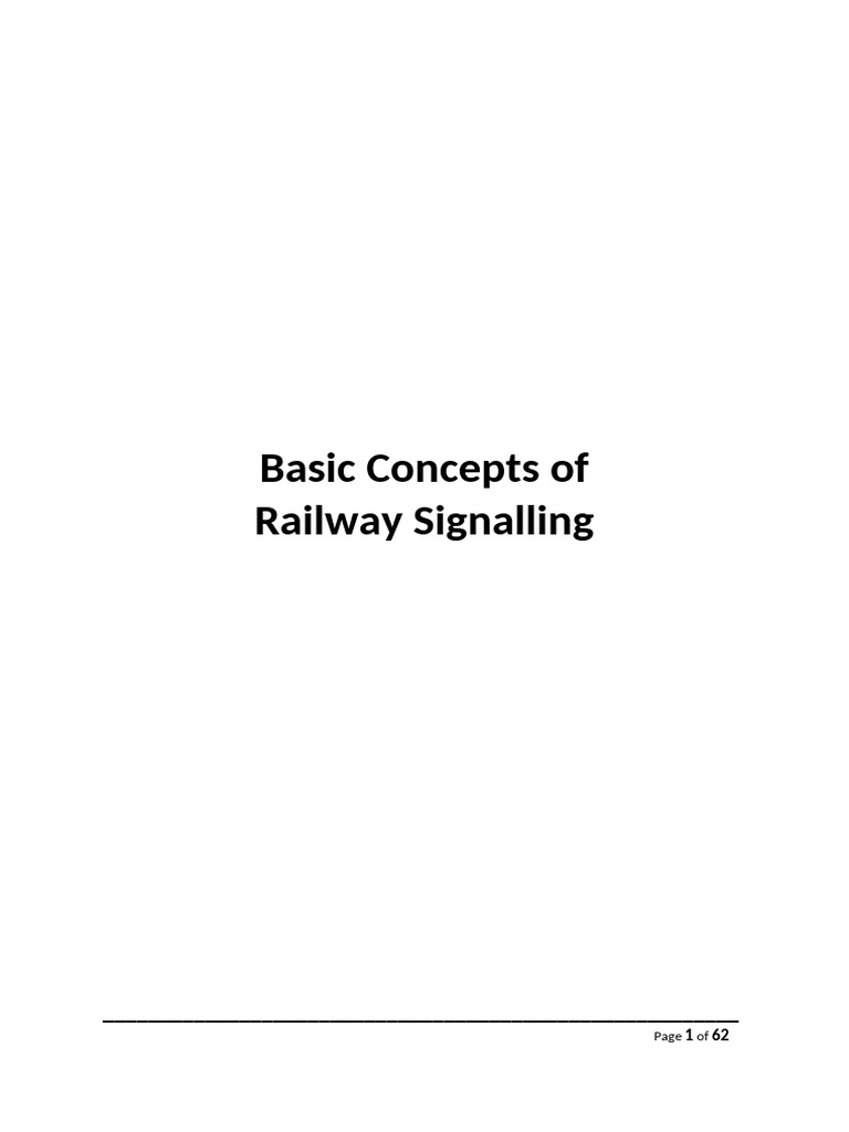 Railway Signalling Safety Guidelines | PDF | Switch | Relay