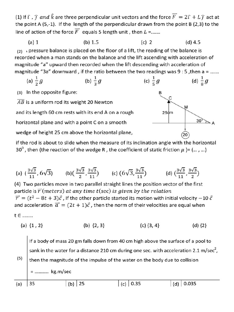 Torque and Force Calculations Guide | PDF