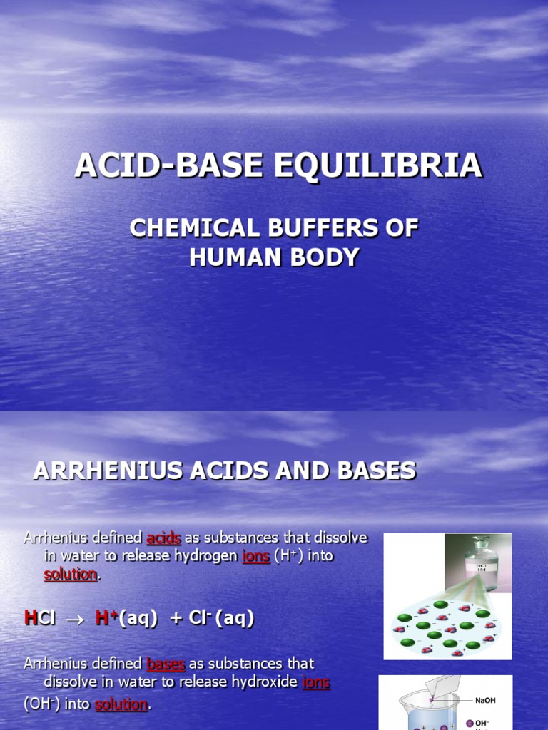 Chemical Buffers PDF Buffer Solution Bicarbonate
