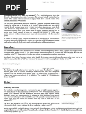 Overview of Computer Mouse Evolution | PDF | Cursor (User