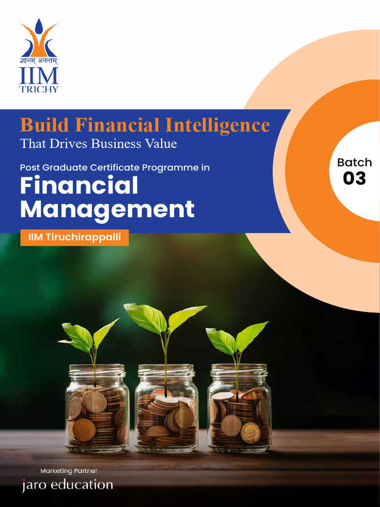 IIM Trichy FM Batch 03 Brochure | PDF | Option (Finance) | Futures Contract