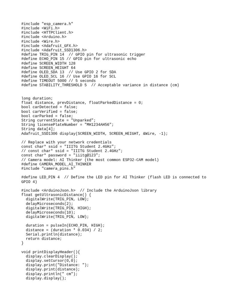 Car Detection and License Verification | PDF | Json | Wi Fi
