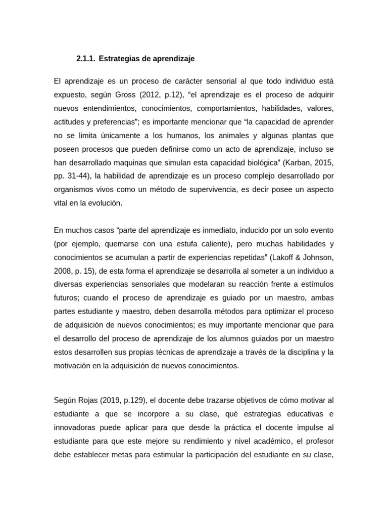 Estrategias Efectivas de Aprendizaje | PDF | Aprendizaje | Memoria