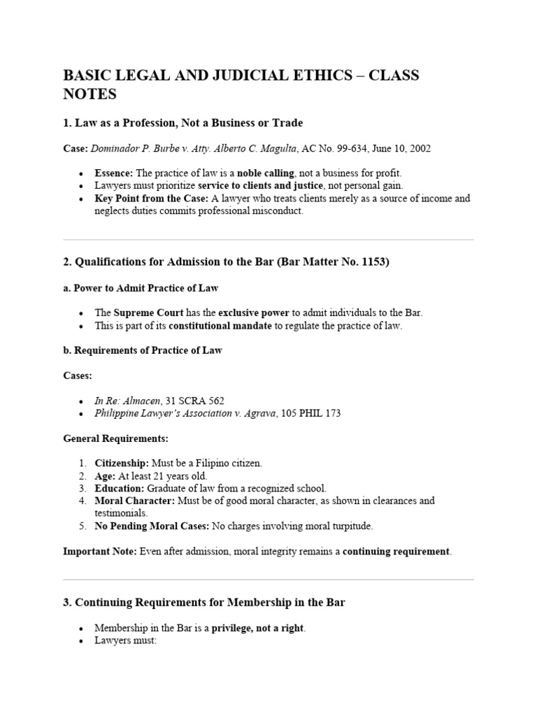 Legal and Judicial Ethics Overview | PDF | Practice Of Law | Lawyer