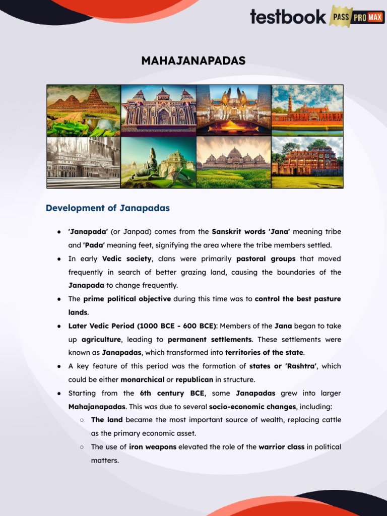 Mahajanapadas: Economic Life in India | PDF
