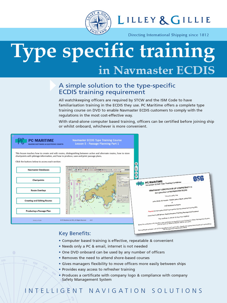 Navmaster ECDIS Training Solutions | PDF | Educational Technology ...
