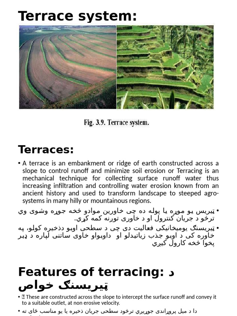 Lecture#06 Terraaing | PDF | Surface Runoff | Erosion