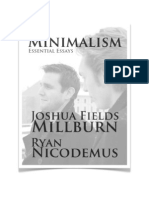 Joshua Fields Millburn, Minimalism - Essential Essays