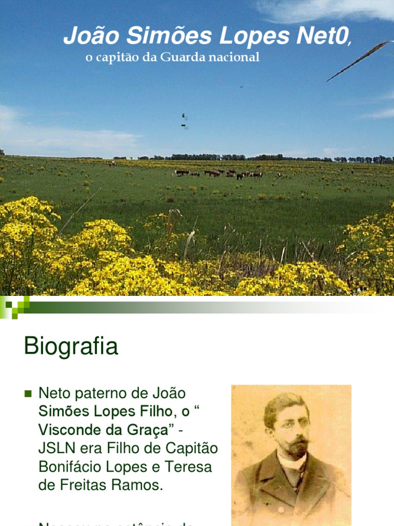 Biografia de João Simões Lopes Neto | PDF