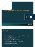 Management of The Bid Process Final