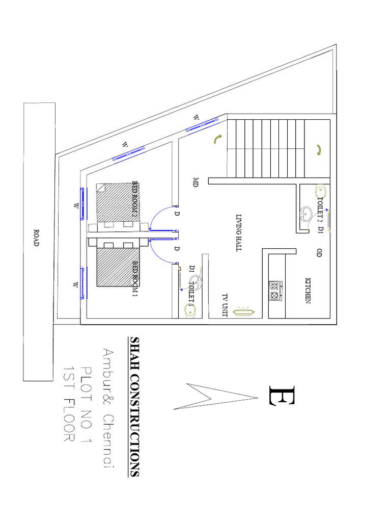 Tirukalukundram Plot 1 1st Floor Revised | PDF