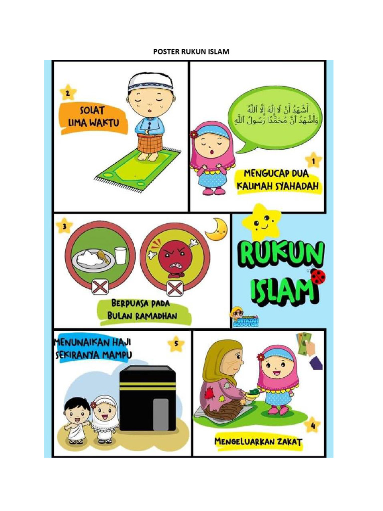 Poster Rukun Islam | PDF