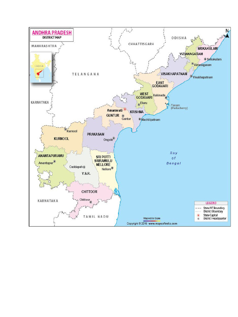 Andhra Map | PDF