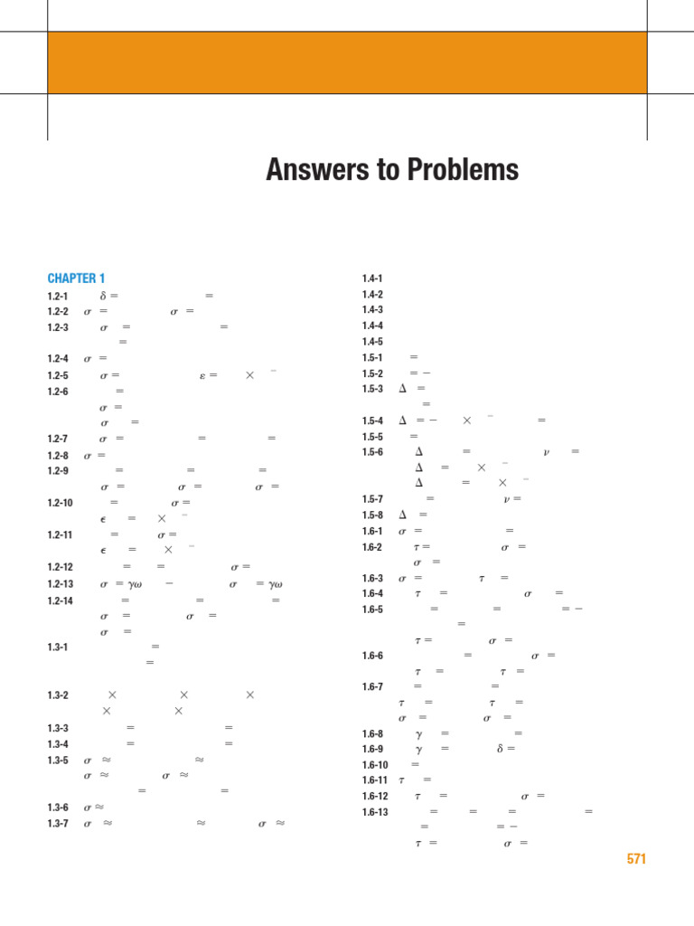 Engineering Problem Solutions Summary | PDF | Pascal (Unit) | Quantity