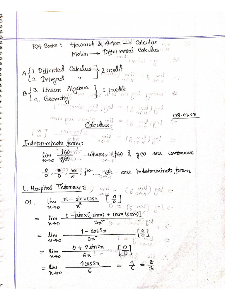 Anup Sir Math Part A Full Handnote - Tonmoy FE-48 - 1 - 1 | PDF