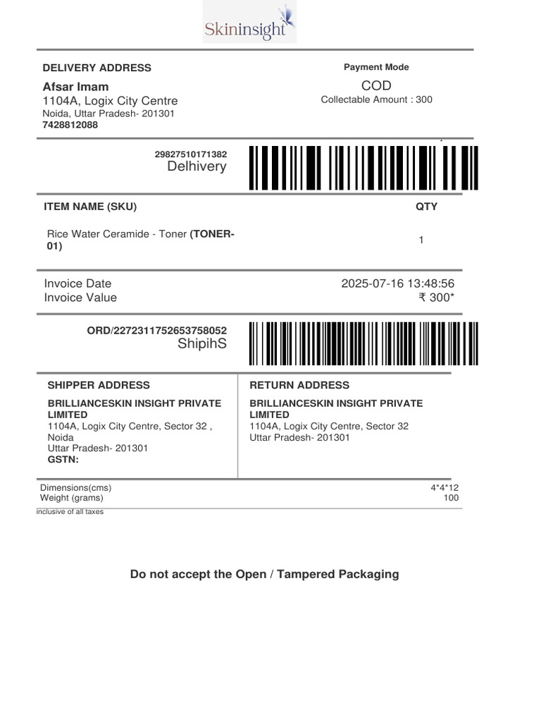 Print 227231971019 | PDF | Invoice | Taxation
